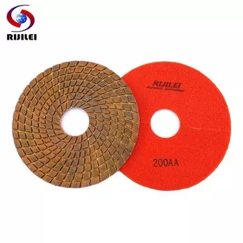 8 дюймовые медные Алмазные полировальные колодки с соединением, 200 мм, влажное восстановление, полировальная колодка для гранита, мрамора, Бетонного Пола