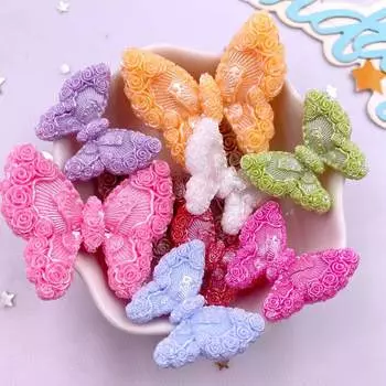 8 фигурок бабочек из смолы Diy Super Paradise