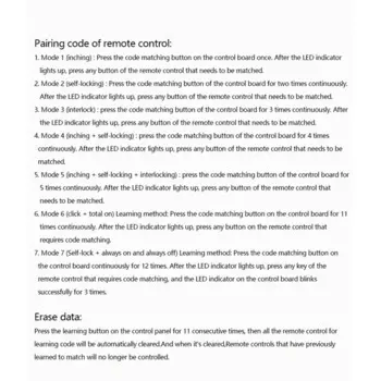 8-канальный беспроводной радиочастотный пульт дистанционного управления 12 В/24 В/36 В 433 МГц пульт дистанционного управления беспроводной пульт дистанционного управления двигателем DC9V-72V