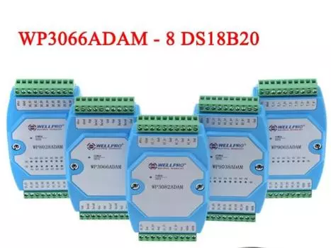 8-канальный датчик температуры DS18B20 BADODOSECURITY MODBUS RTU