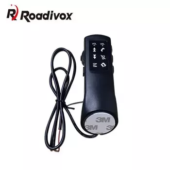 8-клавишная универсальная многофункциональная кнопка на руле автомобиля с синим светом для автомобильного радио DVD GPS мультимедийная навигация головное устройство