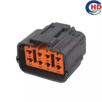 8-контактный автоматический электрический водонепроницаемый разъем жгута проводов 6195-0051/6195-0054