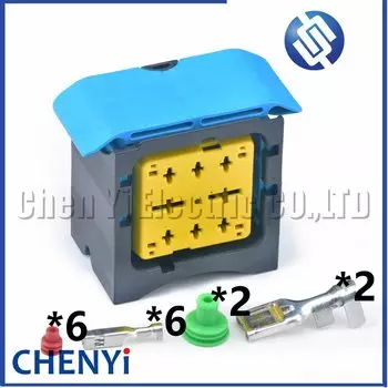 8-контактный автоматический водонепроницаемый разъем, релейный блок предохранителей, вилка жгута проводов 240PC089S0015 240PC089S8015 10812007 13949302 Для Peugeot Citroen