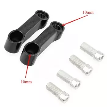 8 мм 10 мм удлинитель зеркал заднего вида для мотоцикла, универсальный адаптер, винтовой кронштейн из алюминиевого сплава, аксессуары для мотоциклов