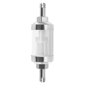 8 мм CNC алюминиевый сплав стекло мотоциклетный газ топливный бензиновый масляный фильтр аксессуары для мотовездеходов внедорожник мотокросс