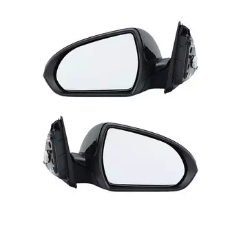 8-проводное боковое зеркало в сборе для Hyundai I30 PD 2018-2024, складное без торшер, черное зеркало на крыле, автомобильные аксессуары