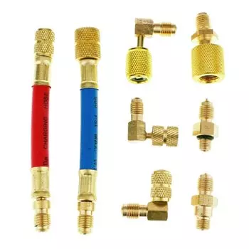 8 шт., автомобильный адаптер кондиционера R134A R12