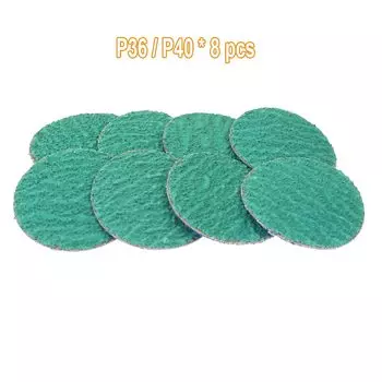 8 шт. Циркониевые шлифовальные диски RAMS BRALIN 2"/3", для металла