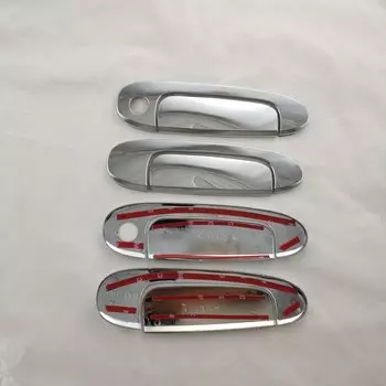 8 шт., хромированные аксессуары для Toyota Yaris Vitz 1996 1997 1998 2000