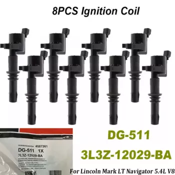 8 шт. катушка зажигания DG511 DG-511 высокое качество 3L3Z-12029-BA C1541 FD508 для F250 F350 F450 F550 супер мощный 6.8L V10