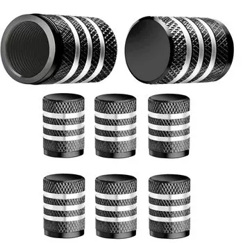 8 шт. колпачки для клапанов шин, крышка стержня обода, пыленепроницаемая крышка для автомобильных колес, колпачки для сосков из алюминиевого сплава для автомобилей и мотоциклов, велосипедов