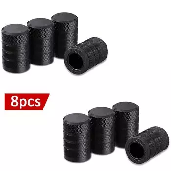 8 шт. колпачки для колес, металлические колпачки для шин, воздушный стержень, пылезащитные колпачки для сосков с пластиковым вкладышем, устойчивые к коррозии, герметичные автомобили и мотоциклы