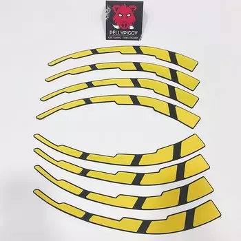 8 шт./лот, новые наклейки на автомобильные шины, 3D соединенные наклейки из ПВХ, наклейки для декора шин, наклейки для украшения шин, наклейки для украшения шин