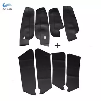 8 шт. мягкий кожаный чехол на подлокотник двери для VW Tiguan 2017 2018 2019 защита двери автомобиля/накладка на подлокотник двери