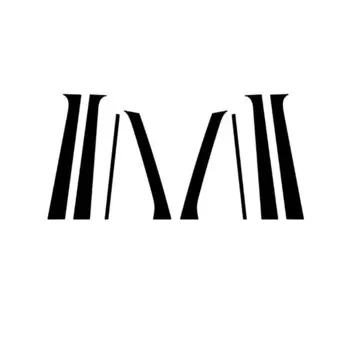 8 шт., наклейки на автомобильные двери и окна