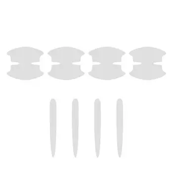 8 Шт., Прозрачная Наклейка На Дверь Автомобиля Из ТПУ, Защита От Царапин, Защитная Пленка, Краска Для Поверхности