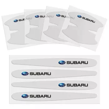 8 шт., прозрачные наклейки на дверную ручку автомобиля с защитой от царапин для Subaru STI Forester XV Outback Impreza Legacy WRX BRZ Tribeca