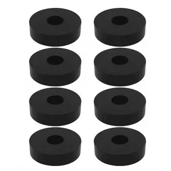 8 шт. резиновые черные круглые изоляционные вибрационные прокладки для аппаратов для демпфирования вибрации/изоляция вибрации толстые резиновые шайбы