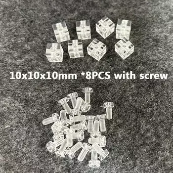 8 шт. шестигранные гайки DEBROGLIE 10х10х10 мм