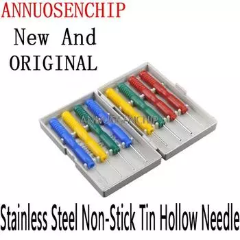 8 шт., смешанная нержавеющая сталь для помощи при пайке, аксессуары, стальные антипригарные наборы игл с полым сердечником