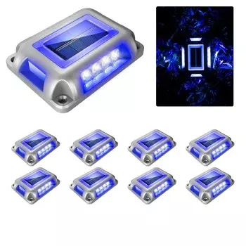 8 шт. Солнечные уличные светильники T-SUNRISE TS-G7006 серого цвета