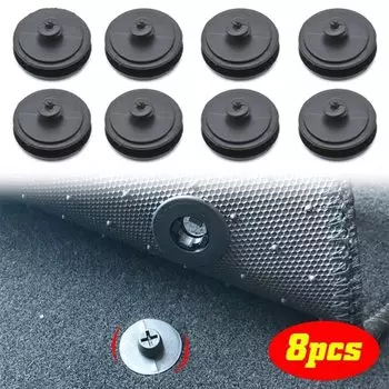 8 шт. универсальные автомобильные зажимы для напольного коврика, удерживающие держатели, ручки, зажимы для крепления ковров, пряжки, противоскользящая застежка, устойчивый к фиксатором