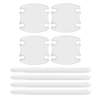 8 шт., защитные наклейки для дверных ручек автомобиля, универсальные защитные наклейки для оконной фольги и защиты от солнца Vw Passat B8 Golf 6