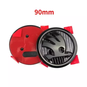 8 см 9 см 10 см ABS передний капот автомобиля задний багажник наклейка карбоновая эмблема для Skoda Fabia Octavia A7 RS Superb Rapid Yeti Karoq Vision