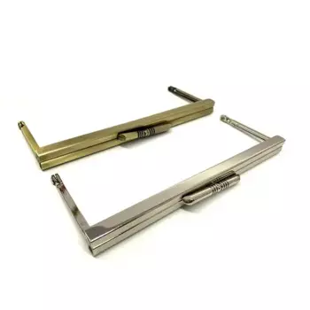 8 "x 3" античная латунь Кошелек Рамка бронзовая сумочка ручки