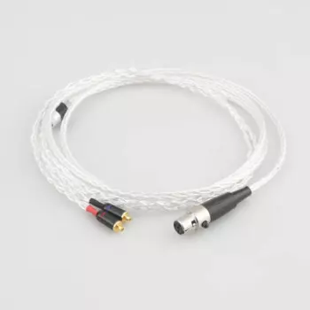 8-жильный посеребренный кабель для наушников, сменный кабель для SE846 SE535 SE215 SE315, 4-контактный мини-разъем xlr