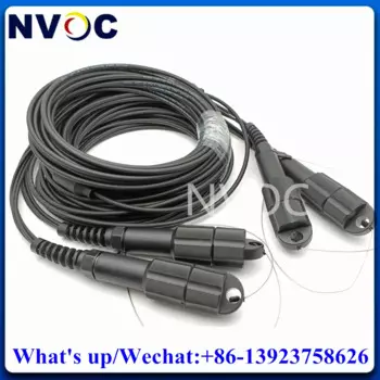 8C 20 м 30 м 50 м 80 м SM G657A1 8 прядей LC/SC/FCUPC-PDLC DVI водонепроницаемый бронированный одномодовый волоконно-оптический патч-корд кабель