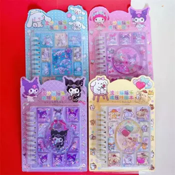 8pcs/ лот Sanrio Kuromi мелодия корица масло ноутбук милый портативный дневник дневник планировщик канцелярских принадлежностей школьные принадлежности