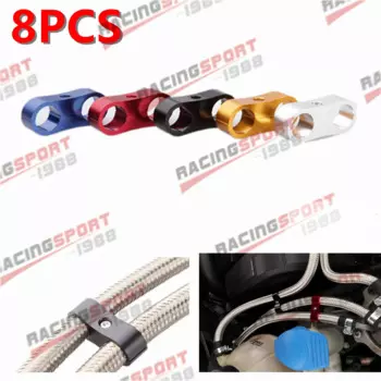 8 шт. Универсальный алюминиевый шланг для топлива и воды AN-3 AN3 3AN ID 9,5 мм