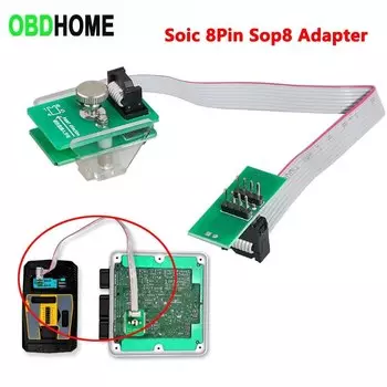 8Pin Sop8 адаптер Eeprom Clip для VVDI Prog/CG Pro 9S12/Orange5/iPorg/VVDI Prog/XPROG ECU для BMW FEM-BDC 95128/95256 и т. д.