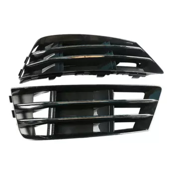 8W0807681R 8W0807682R Передняя балка Нижняя Центральная решетка хромированная противотуманная зеркальная крышка автомобиля для Audi A4 B9 2016-2017