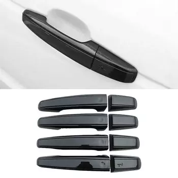 8x сменная накладка на дверную ручку автомобиля для Range Rover Vogue Evoque Sport для Land Rover Discovery 5 2017 2018 2019 2020 2021