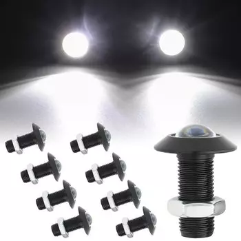 8x ультратонкий 23 мм высокомощный фонарь орлиный глаз для автомобиля мотоцикла дневной режим фонарь задний фонарь заднего хода фонарь белый 12 В