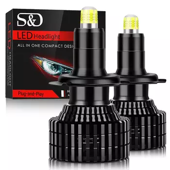 9012 лм CSP H7 Led Canbus 9005 H8 H11 H1 H3 светодиодный ная лампа 9006 9012 HB3 HB4 360 HIR2 12 в 6000 турбоосвещение для автомобиля лампа K белый