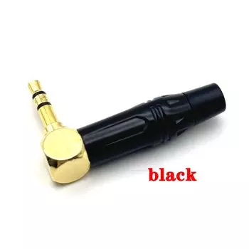 90 градусов под прямым углом 3,5 мм штекерный адаптер-конвертер для наушников аудио разъем для микрофона стерео разъем 3-секционный L-образный разъем