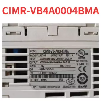 90% новый преобразователь частоты CIMR-VB4A0004BMA протестирован нормально
