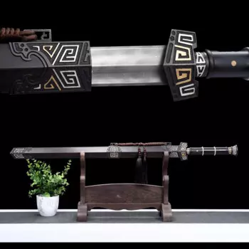 90cm hand forged gift of medieval Damascus steel Star Jinfu Sword Collection Gift Battle ready sharp weapon katana