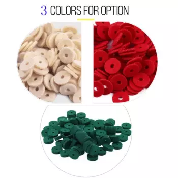 90pcs Felt Piano Washers Pads for Front Rail Regulating and Keyboard Balance Piano Tuning Accessories Repair Tool Parts