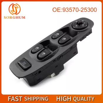 93570-25300 14 контактов LHD передний левый Автомобильный Электрический стеклоподъемник переключатель управления для Kia для Hyundai Accent 2002 - 2006 9357025300