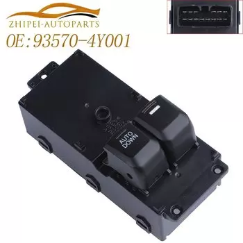 93570-4Y001 Передняя левая кнопка включения электрического стеклоподъемника автомобиля 935704 Y001 для Киа Рио