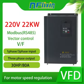 9600 VFD преобразователь 11KW-22KW частота 220V 1-фазный вход 3-фазный выходной преобразователь частоты