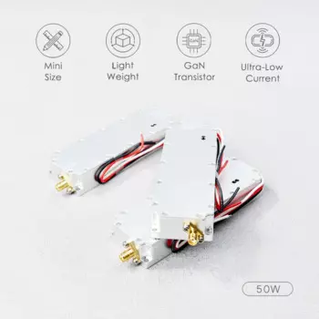 960-1100M Модуль GAN 50 Вт Усилитель мощности Источник радиочастотного сигнала