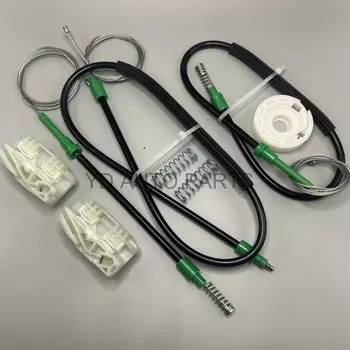 96-06 ДЛЯ LAND ROVER FREELANDER 4X4 ЭЛЕКТРИЧЕСКИЙ РЕГУЛЯТОР ШИНА ДВЕРИ РЕМОНТНЫЙ КОМПЛЕКТ ПЕРЕДНЯЯ ЛЕВАЯ СТОРОНА НОВАЯ