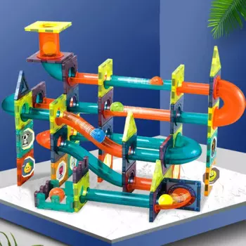 96 шт. магнитных блоков, магнитные дизайнерские строительные блоки, модель и конструктор, конструктор трубопровод, развивающие игрушки для детей