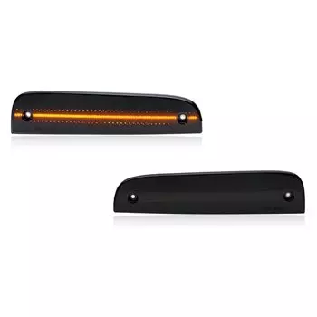 97-01 XJ сигнальный фонарь комбинированный дымчатый бампер светодиодный сигнал парковки/поворотника + угловое крыло боковые габаритные фонари для Jeep Cherokee XJ 1997-2001