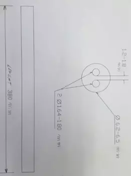 99.5% трубка из оксида алюминия/трубка печи/OD ** ID * L = 11,5*7,8*230 мм/керамическая трубка/вакуумная печь